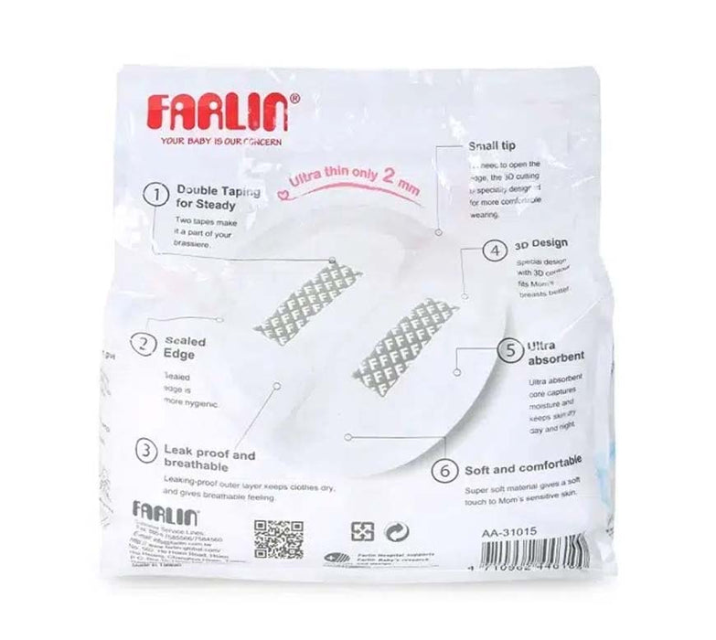 FARLIN Disposable Ultra Thin Breast Pads – 120 Pcs
