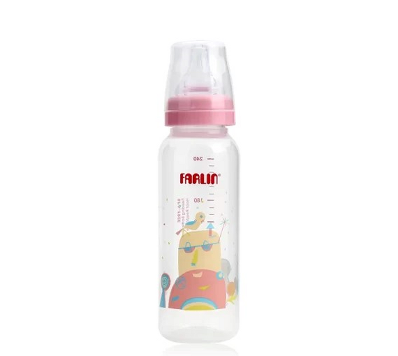 FARLIN Pp Standrard Neck Feeding Bottle 240Ml Pink