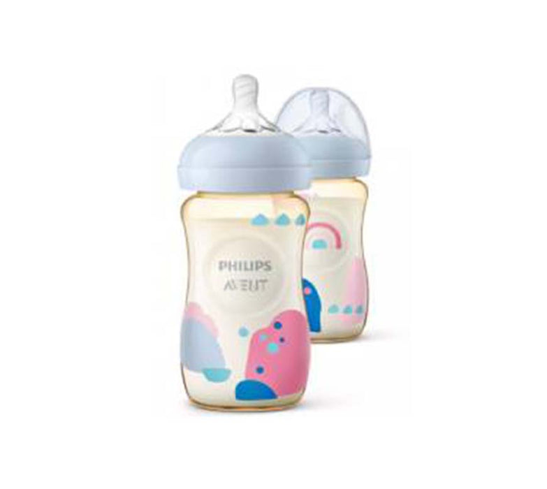 PHILIPS AVENT Natural PPSU 260ml Baby Bottle SCF582/20 PK2