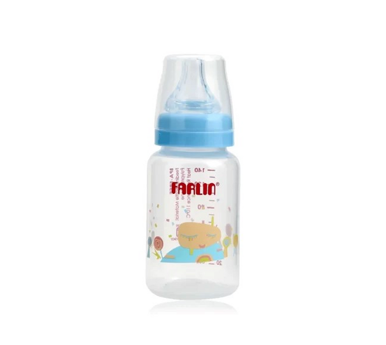 FARLIN Pp Standrard Neck Feeding Bottle 140Ml Blue