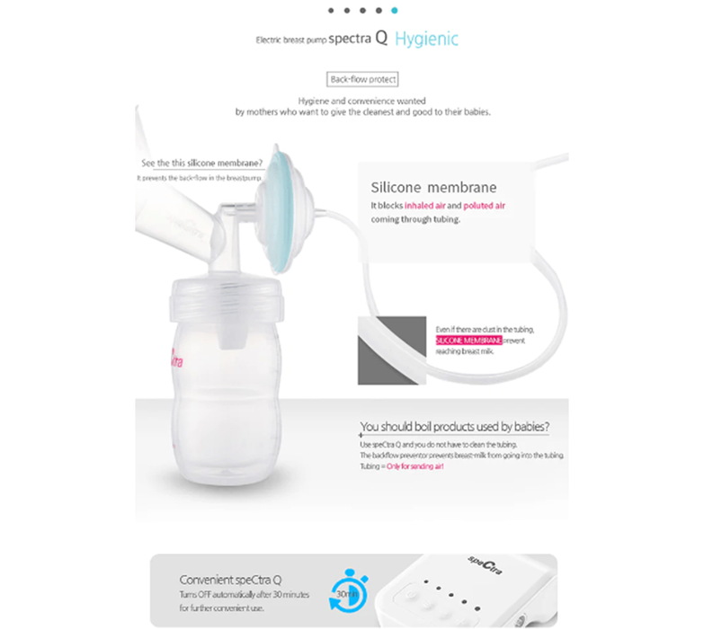 SPECTRA  Q Electric Portable Breast Pump